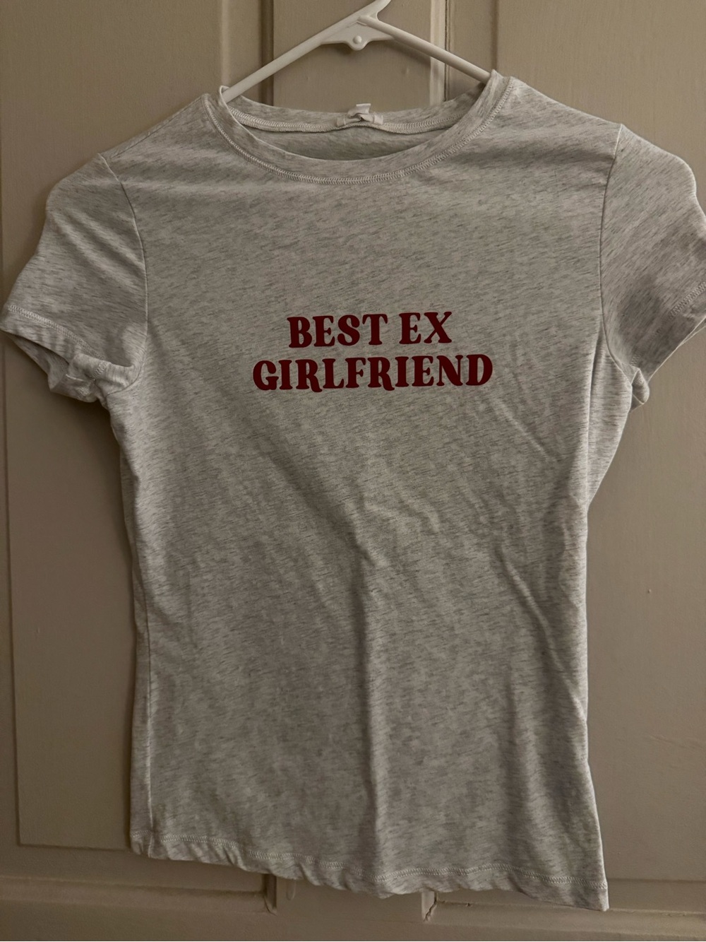 Garage Gray Tee with Red "Best Ex Girlfriend" Tshirt